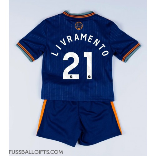 Newcastle United Tino Livramento #21 Fußballbekleidung 3rd trikot Kinder 2025-26 Kurzarm (+ kurze hosen)